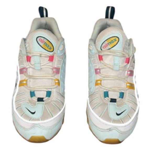 Nike Air Max 98 Teal Tint Nightshade Spirit Size 7.5 - Picture 5 of 5